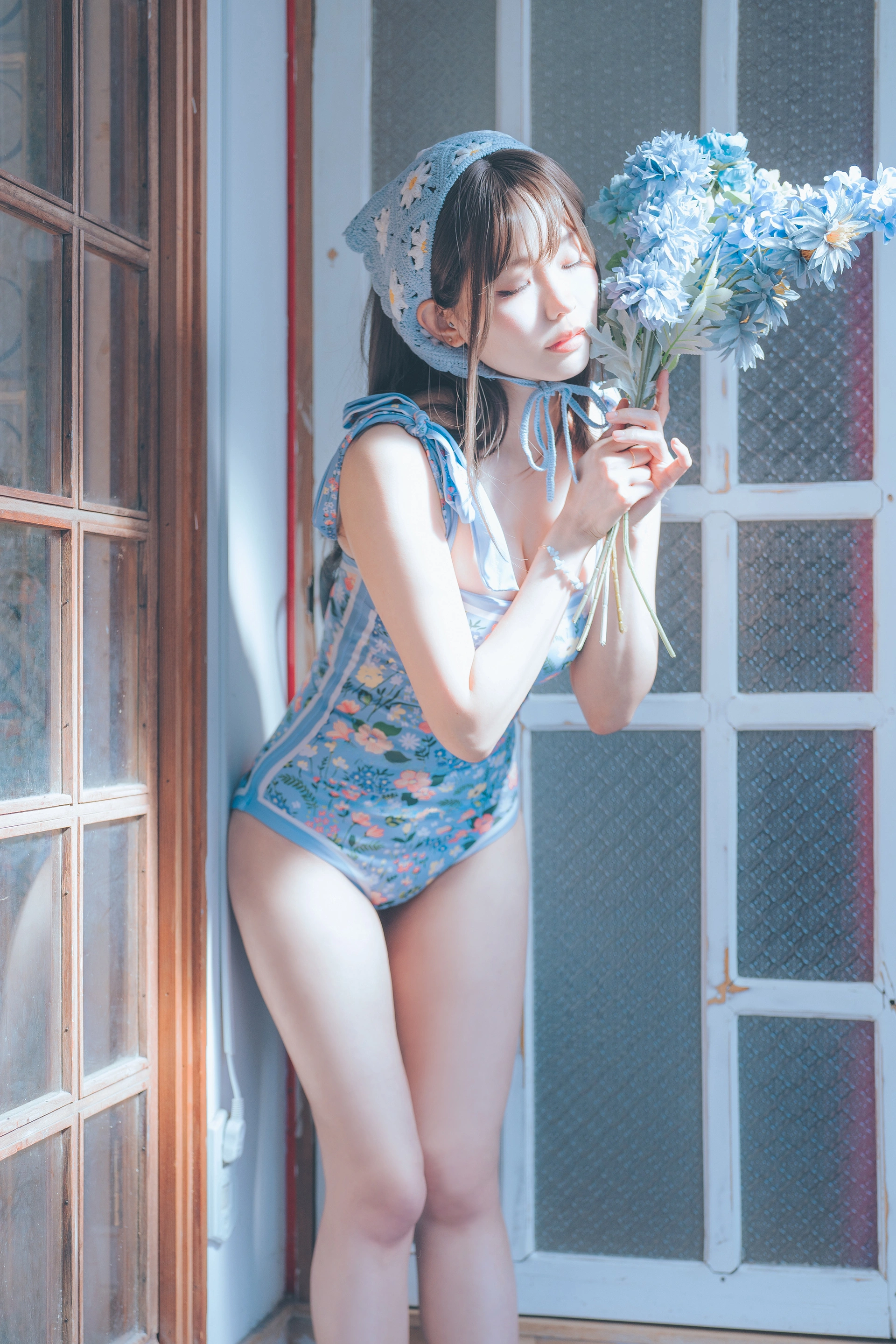 ElyEE子 - NO.122 2023.august D-復古水藍花 Vintage Aqua Blossom 2