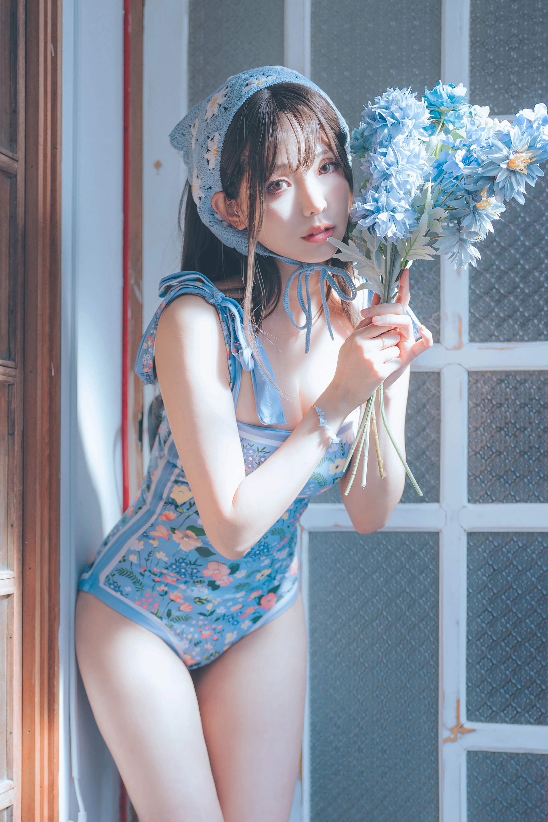 ElyEE子 - NO.122 2023.august D-復古水藍花 Vintage Aqua Blossom 3